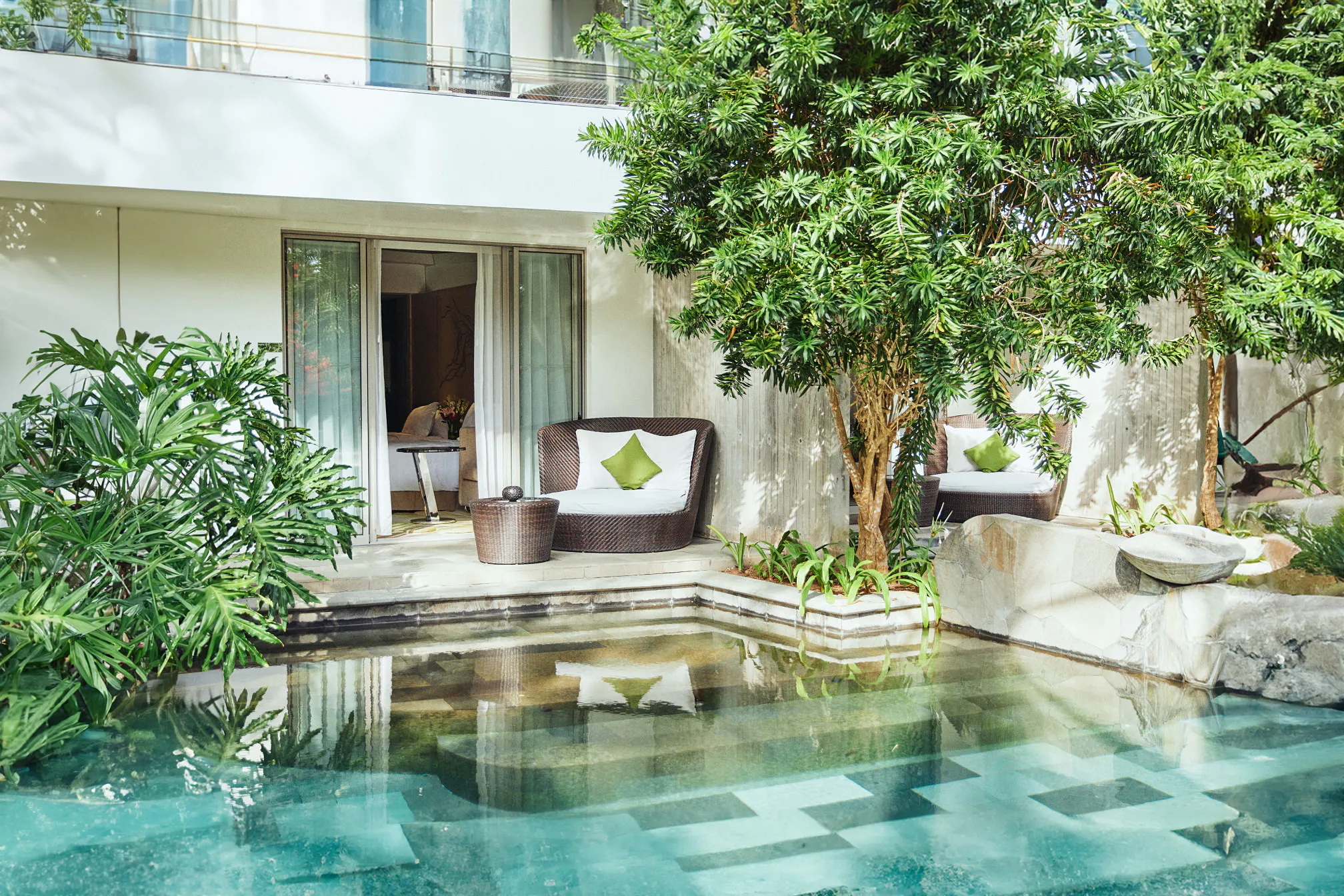 Pool Access Room